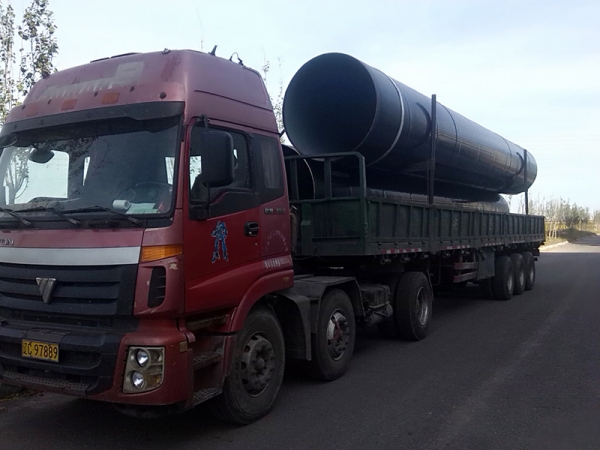Performance of large diameter steel-plastic composite pipe
